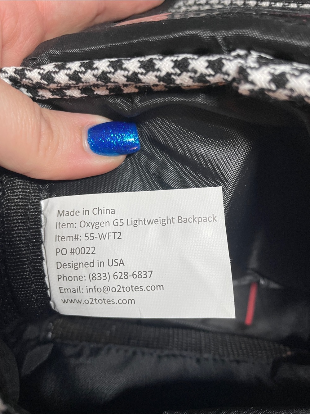 O2TOTES Backpack Fit for Inogen One G5 Lightweight, Padded - Picture 3 of 5